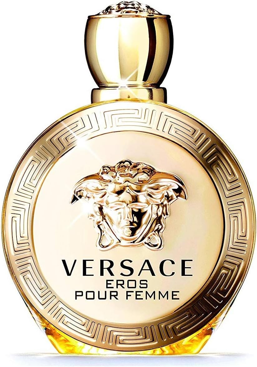 Versace Eros Pour Femme EDP Perfume blottle closeup