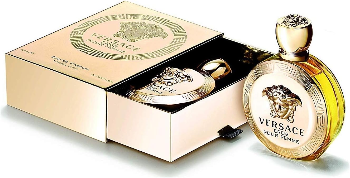 Versace Eros Pour Femme EDP Perfume open box and bottle
