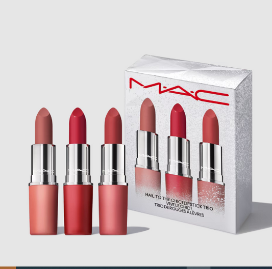MAC Hail To The Chic Lipstick Trio Set
