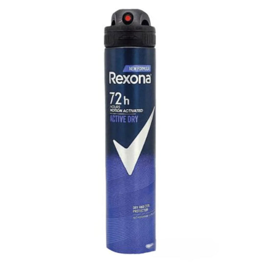 Rexona 72 Hour Active Dry Antiperspirant Deodorant Spray 200ml – MotionSense™ Long-Lasting Sweat Protection - Khayest