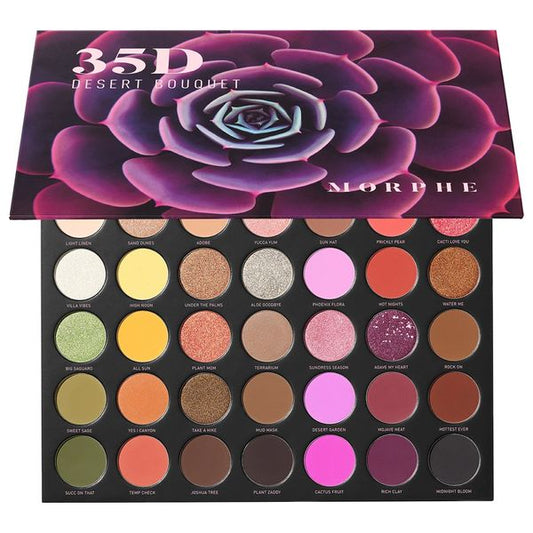Morphe 35 D Desert Bouquet Artistry EyeShadow Palette - Khayest