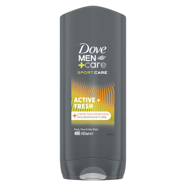 Dove Men+Care Body and Face Wash &amp; Hair Wash 400ml - Khayest