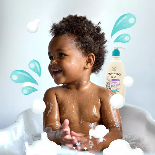 Aveeno Kids Sensitive Skin Face & Body Wash 532ml - Khayest