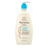 Aveeno Baby Daily Moisture Wash & Shampoo 236Ml