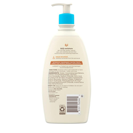 Aveeno Baby Daily Moisture Wash & Shampoo 532Ml - Khayest