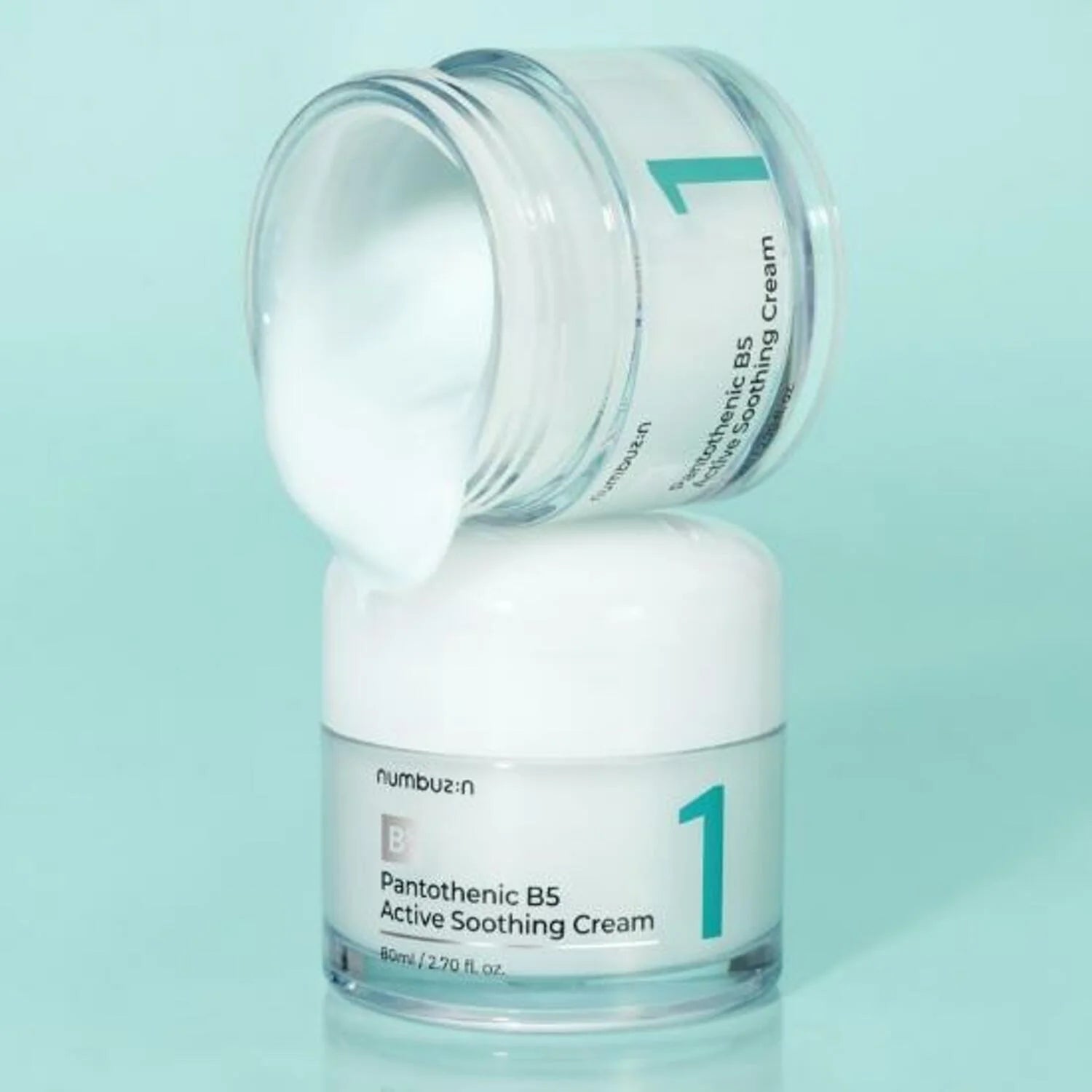 Numbuzin No.1 Pantothenic B5 Active Soothing Cream 80ml - Khayest