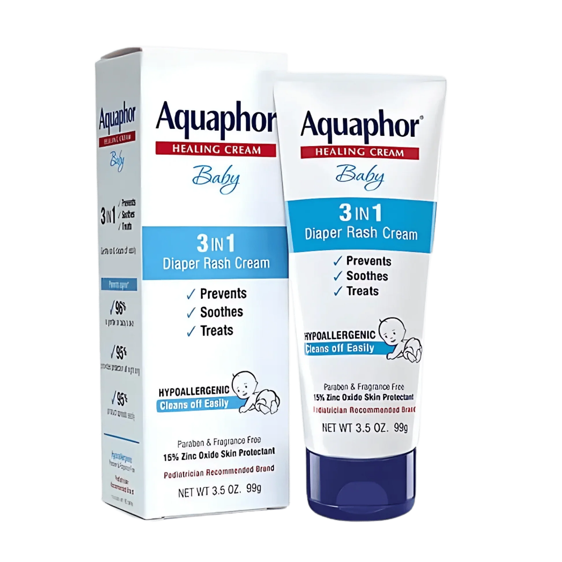 Aquaphor Healing Cream Baby 3in1 Diaper Rash Cream - Khayest