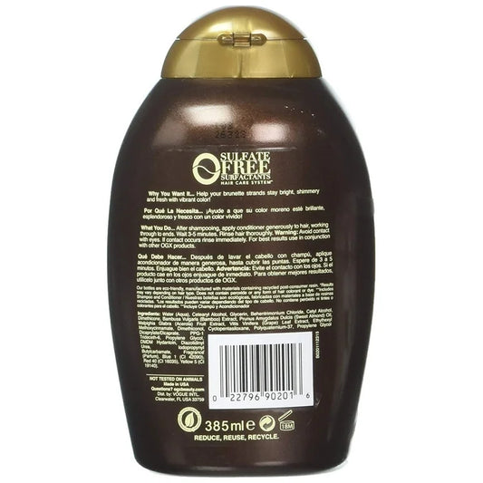 OGX Hydrate & Tone Reviving + Bamboo Radiant Brunette Hair Conditioner 385 ml