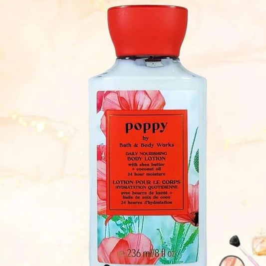 Poppy Body Lotion By Bath & Body works 236ml - Khayest