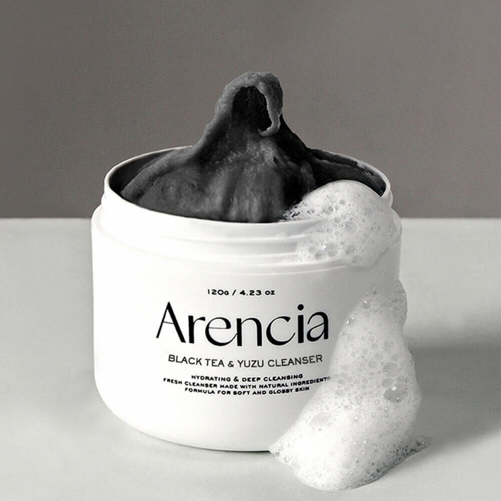 Arencia Black Tea & Yuzu Cleanser 120g - Khayest