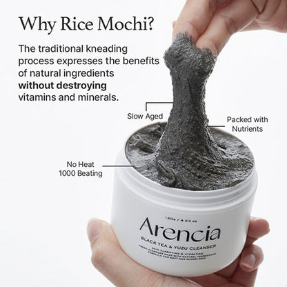 Arencia Black Tea & Yuzu Cleanser 120g - Khayest