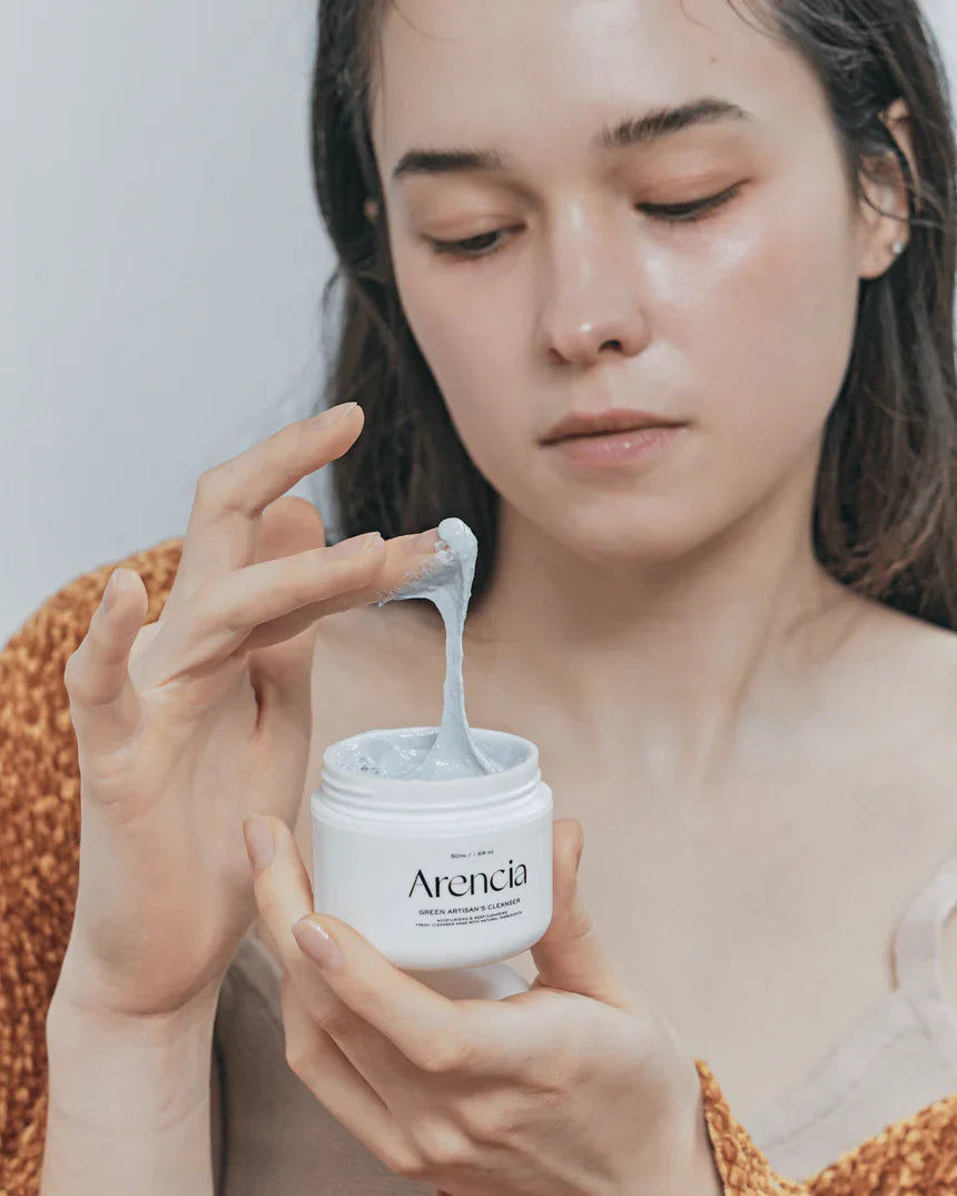 ARENCIA Fresh Blue Hyssop Mochi Cleanser 120g - Khayest