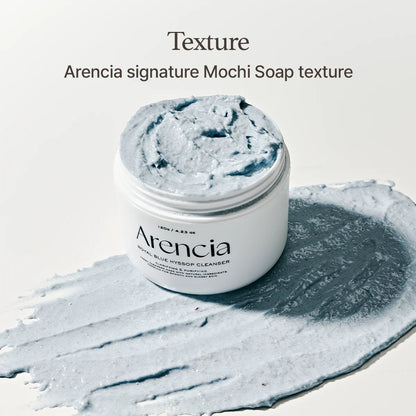 ARENCIA Fresh Blue Hyssop Mochi Cleanser 120g - Khayest