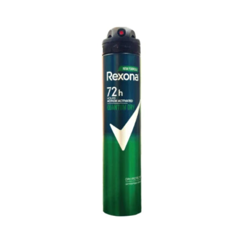Rexona Quantum Dry 72H Antiperspirant Deodorant Spray 200ml – MotionSense™ Long-Lasting Sweat Protection - Khayest