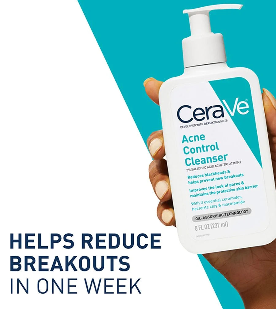 Cerave Acne Control Face Cleanser 237ml - Khayest