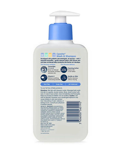 Baby wash & shampoo by cerave 237ml - Khayest