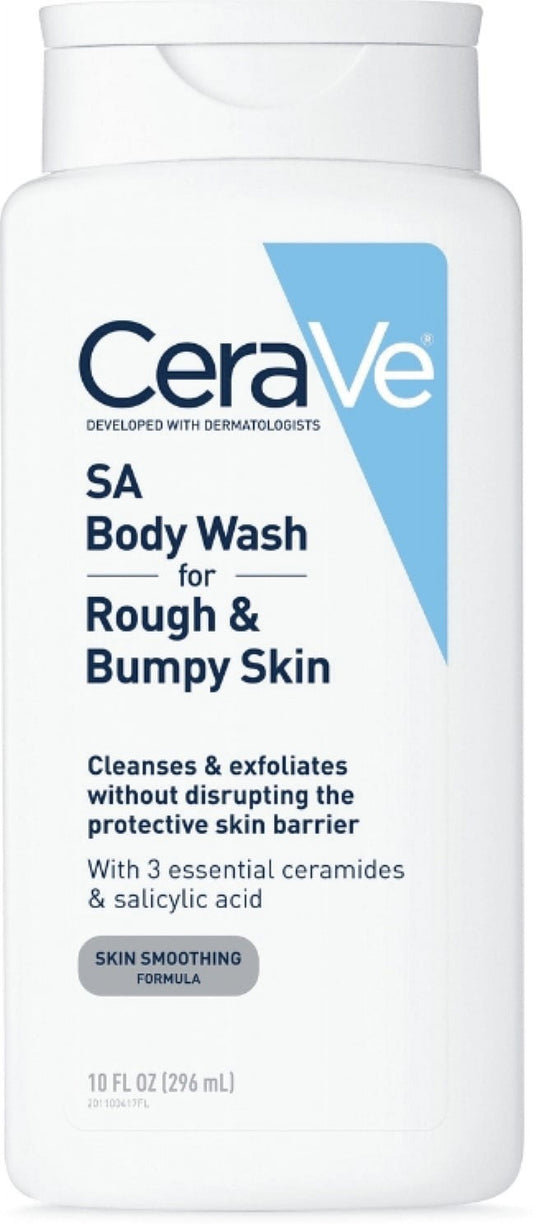 CeraVe SA Body Wash For Rough & Bumpy Skin 10 oz - Khayest
