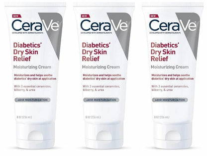 CeraVe Moisturizing Cream for Diabetics’ Dry Skin 8oz | Fragrance & Paraben Free - Khayest