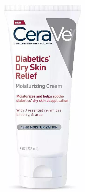 CeraVe Moisturizing Cream for Diabetics’ Dry Skin 8oz | Fragrance & Paraben Free - Khayest