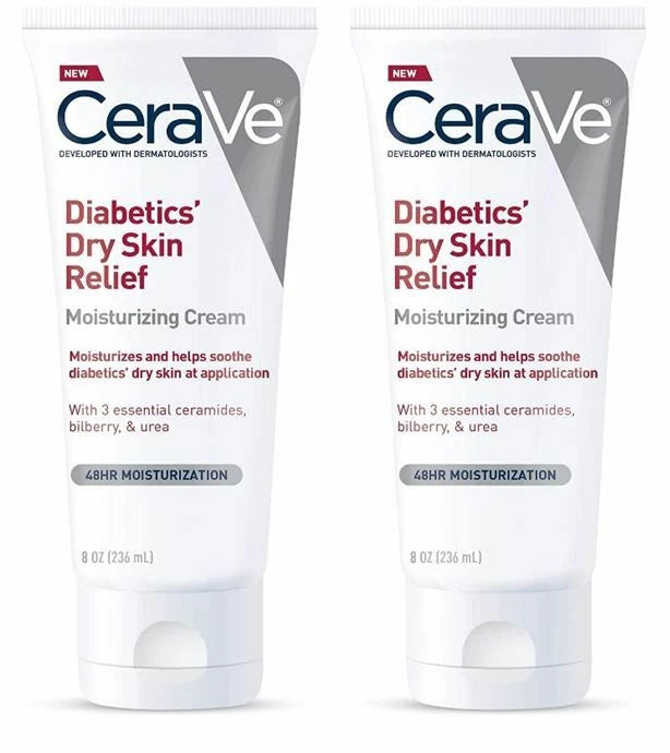 CeraVe Moisturizing Cream for Diabetics’ Dry Skin 8oz | Fragrance & Paraben Free - Khayest