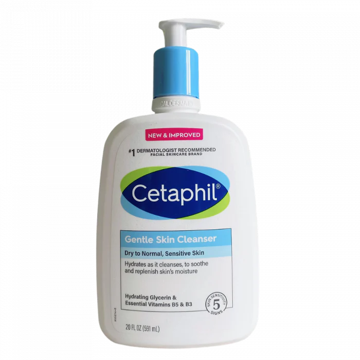Gentle skin cleanser by Cetaphil for dry to normal sensitive skin 591ml - Khayest