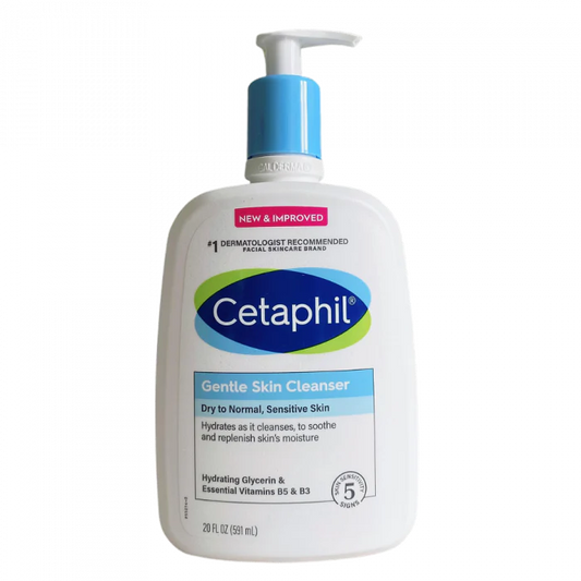 Gentle skin cleanser by Cetaphil for dry to normal sensitive skin 591ml - Khayest