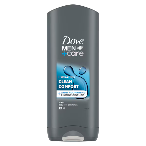 Dove Men+Care Body and Face Wash &amp; Hair Wash 400ml - Khayest