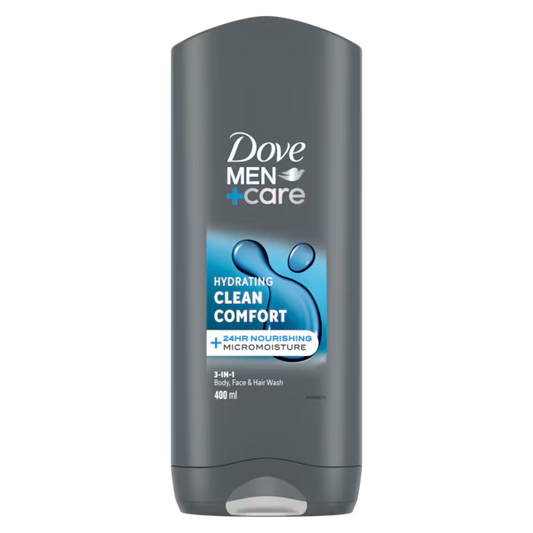 Dove Men+Care Body and Face Wash &amp; Hair Wash 400ml - Khayest