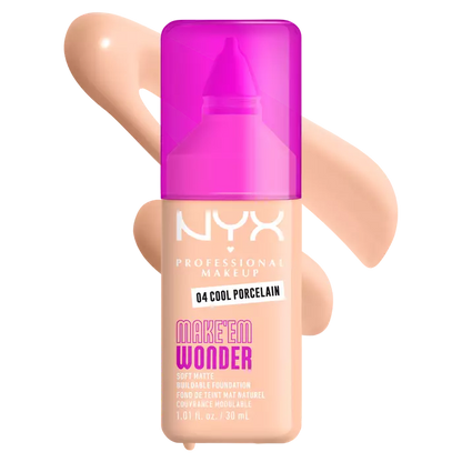 NYX Professional Makeup Make ’Em Wonder Soft Matte Buildable Foundation