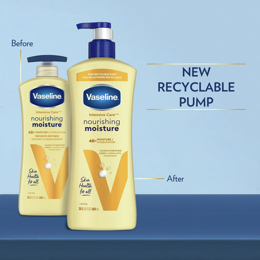 Vaseline Intensive Care Nourishing Moisture Body Lotion 600ml - Khayest