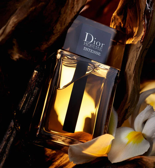 "Dior Homme Intense luxury men's fragrance with iris and amber notes - best Sauvage Dior alternative Pakistan"