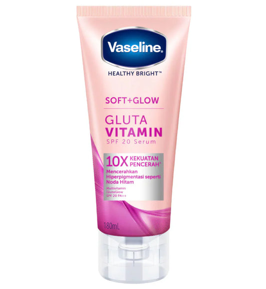 Vaseline Healthy Bright Soft + Glow Gluta Vitamin SPF 20 Serum - Khayest