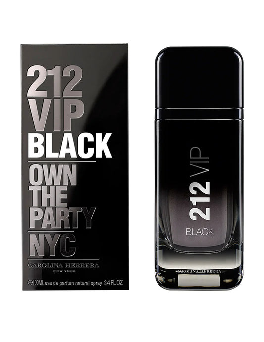 Carolina Herrera 212 VIP Black Own The Party NYC EDP Perfume for Men 100ml - Khayest