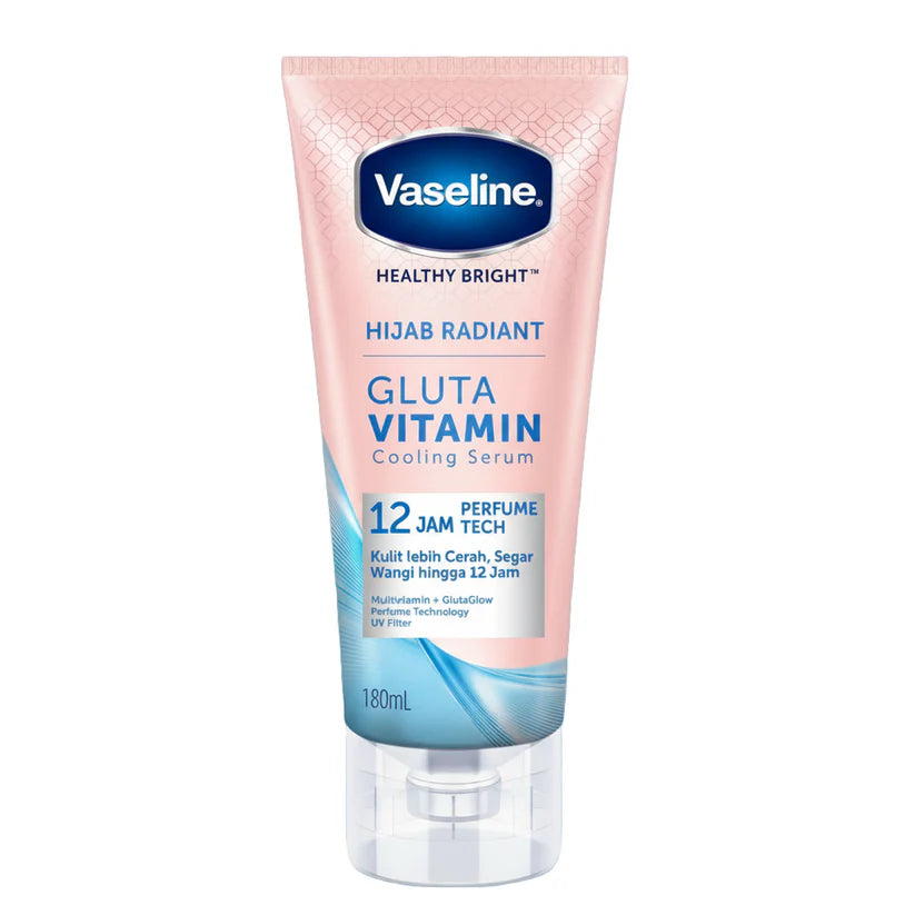 Vaseline Gluta Vitamin Hijab Radiant Cooling Serum 180ml - Khayest