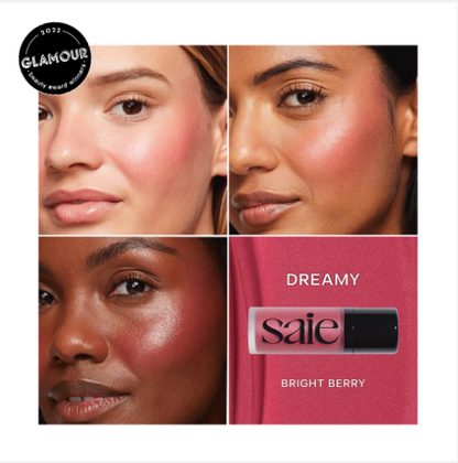 SAIE Blendable Liquid Cheek Dew Blush - Khayest