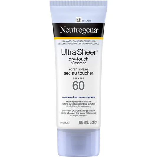Neutrogena Ultra Sheer Dry-Touch SPF60 Sunscreen 88Ml - Khayest