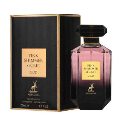 Maison Alhambra Pink Shimmer Secret Oud EDP perfume 100ml
