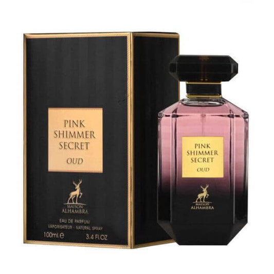 Maison Alhambra Pink Shimmer Secret Oud EDP perfume 100ml