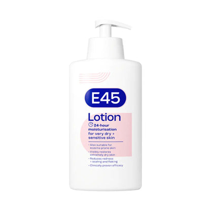 E45 Lotion 24HR Moisturisation for Very Dry & Sensitive Skin 500ml - Khayest
