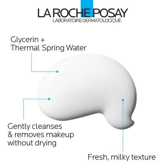 La Roche Posay Toleriane Dermo Milky Face Cleanser 200ml - Khayest