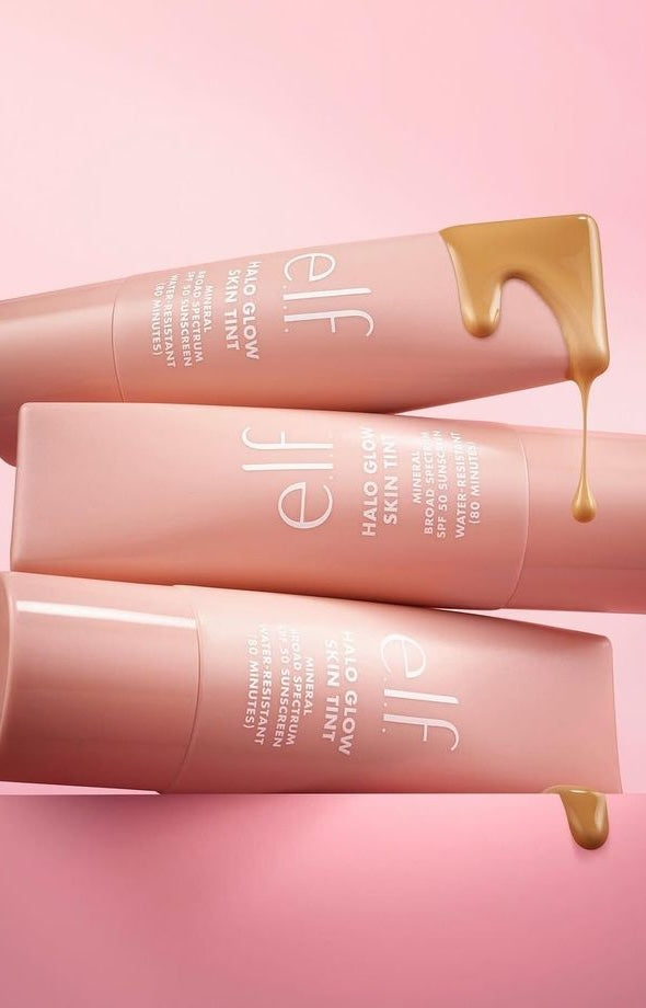 Elf Halo Glow Skin Tint Spf 50 Base Serum Protector - Khayest