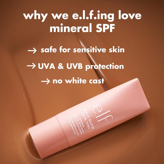 Elf Halo Glow Skin Tint Spf 50 Base Serum Protector - Khayest