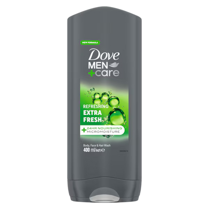 Dove Men+Care Body and Face Wash &amp; Hair Wash 400ml - Khayest