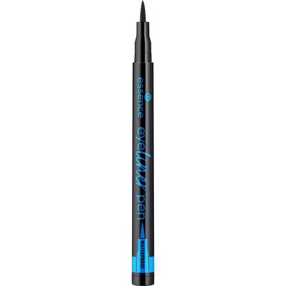 Black eyeliner pen with 'essence' branding on a white background