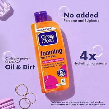 Clean & Clear Foaming Face Wash - Khayest
