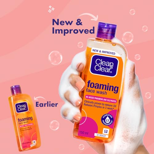 Clean & Clear Foaming Face Wash - Khayest