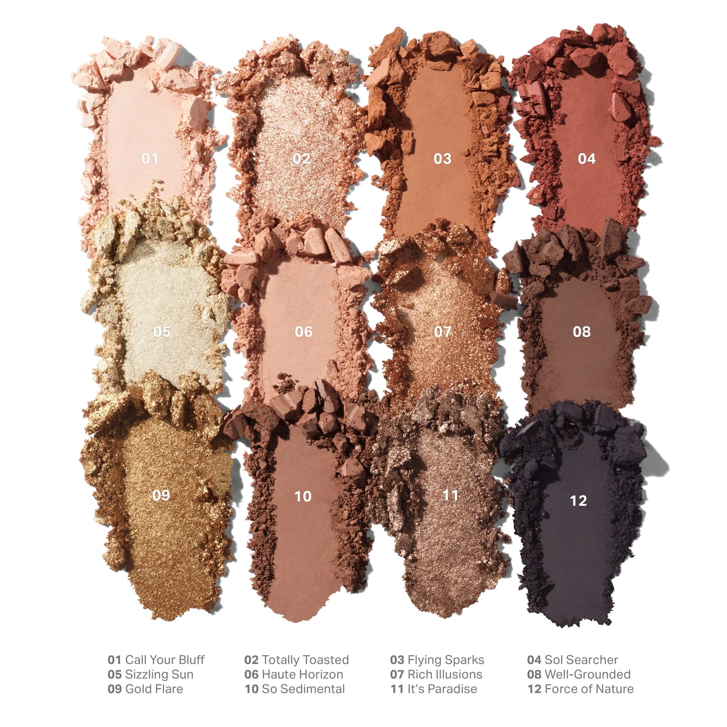 Morphe ChromaPlus 12-Pan Eyeshadow Palette-Flickering Sands