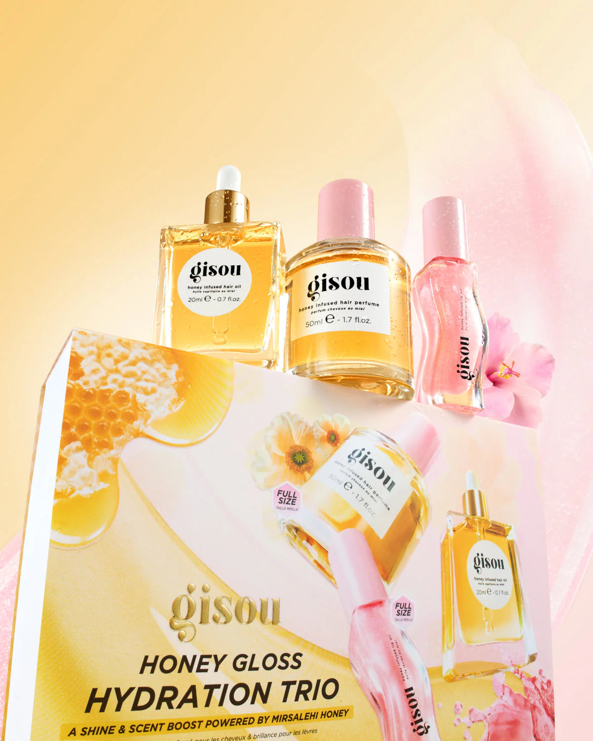 Gisou Honey Gloss Hydration Trio - Khayest