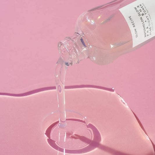 Glow Recipe Watermelon Glow PHA + BHA Pore-Tight Face Toner - PHA Hydrating Toner & BHA Exfoliant with Cactus Water, Cucumber, Tea Tree & Hyaluronic Acid for a Smooth Watermelon Glow (150ml) - Khayest