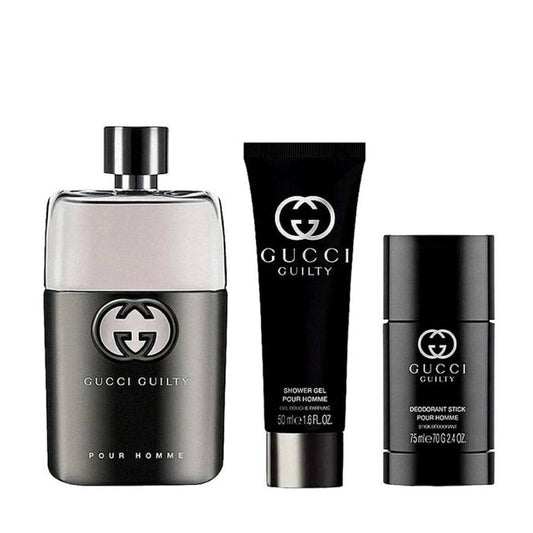 Gucci Guilty Pour Homme EDT Perfume Gift Set For Man - Khayest